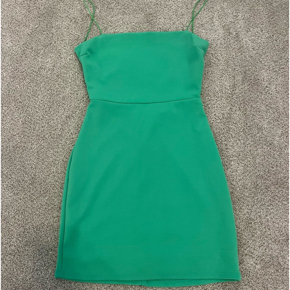 B. Darlin Bright Green Mini Dress